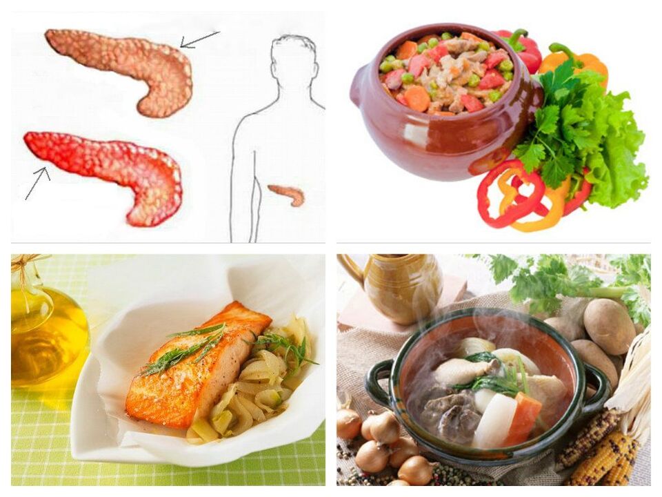 pankreas iltihabı için yemekler