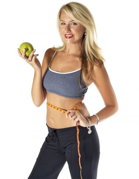 10 kg için ayda kilo kaybı için elma