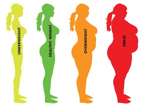 normal ve fazla kilolu arasındaki fark